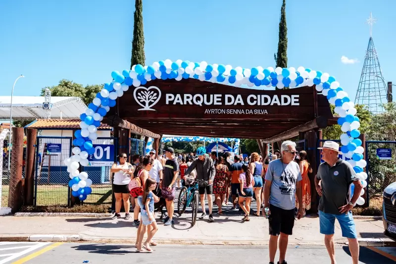 Inauguração do novo Parque da Cidade reúne mais de 15 mil visitantes